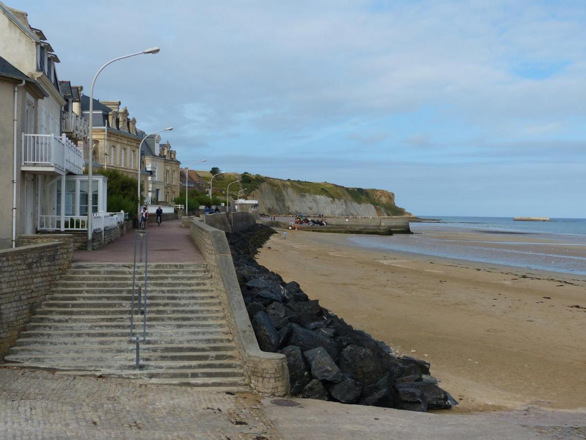 Le Ruban Bleu Face A La Mer Arromanches-les-Bains Ngoại thất bức ảnh